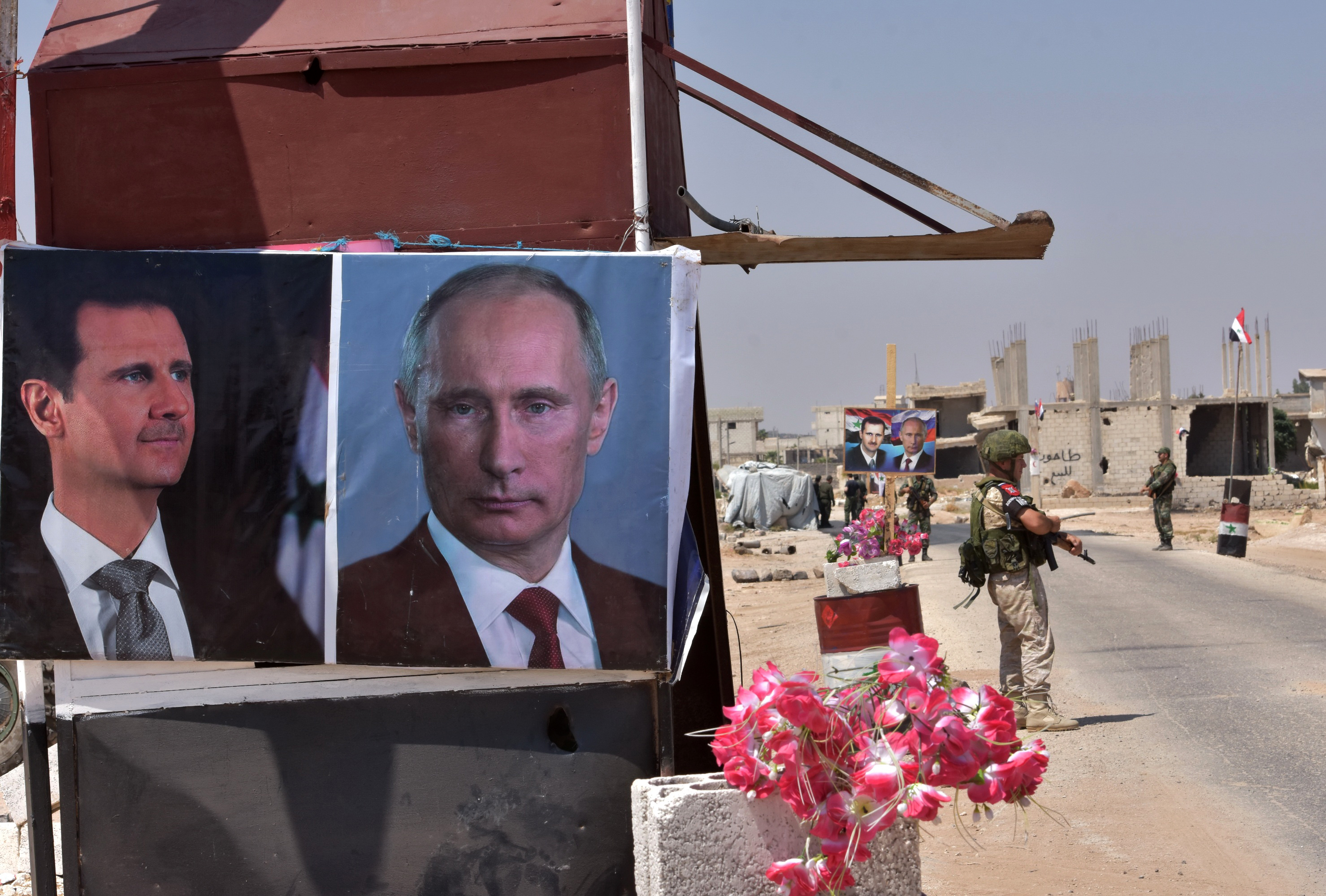 Rusia e Irán son los principales soportes del régimen sirio (AFP)