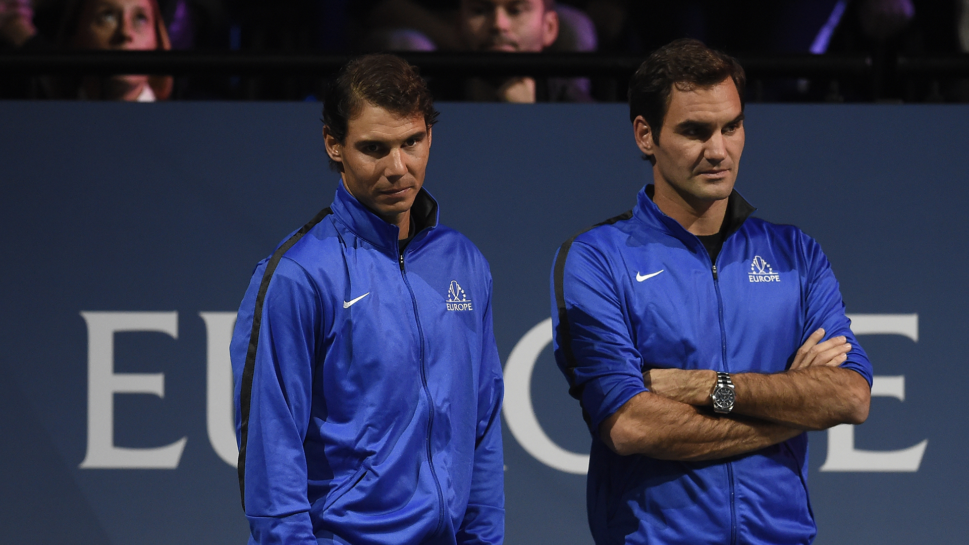 Nadal y Federer jugaron juntos en dobles el año pasado (AFP)