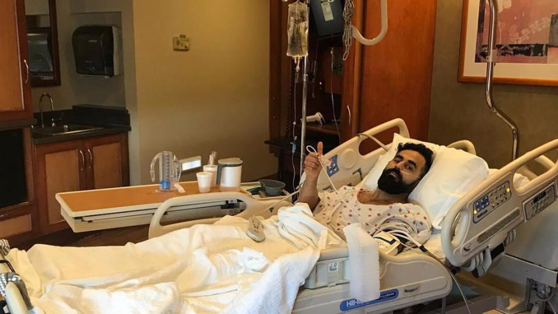 Samir Singh, tras la operación