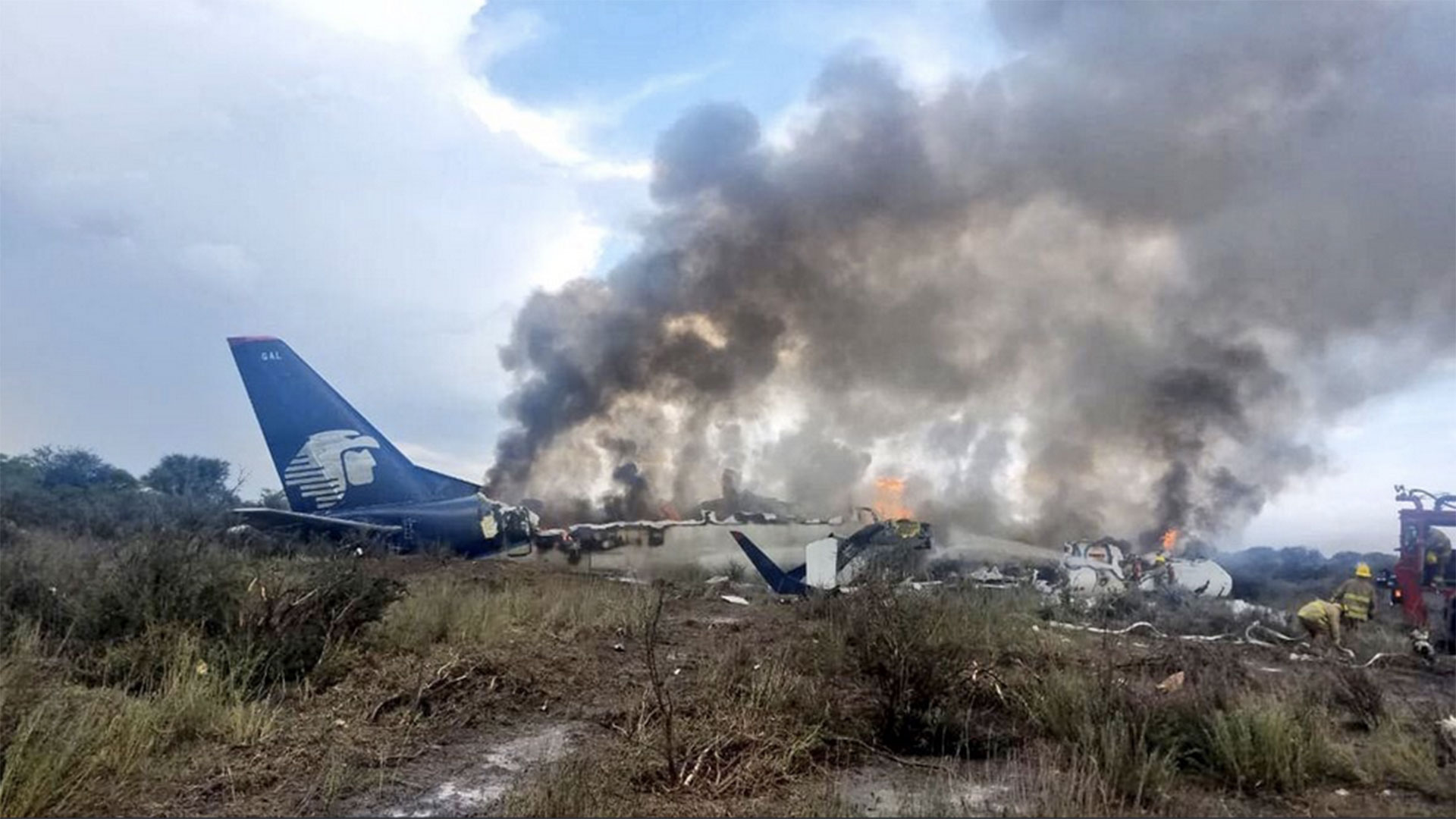 Un avión de Aeroméxico con 99 pasajeros y cuatro tripulantes se estrelló el 31 de julio sin dejar víctimas fatales (EFE)