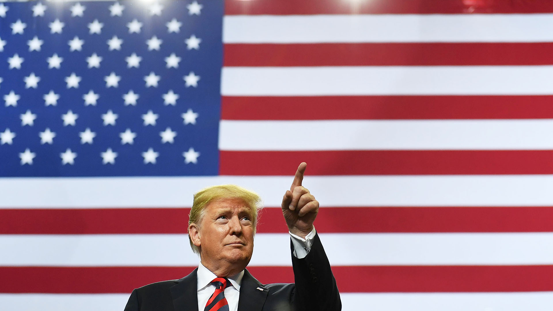 Así luce realmente la bandera de Estados Unidos (AFP)