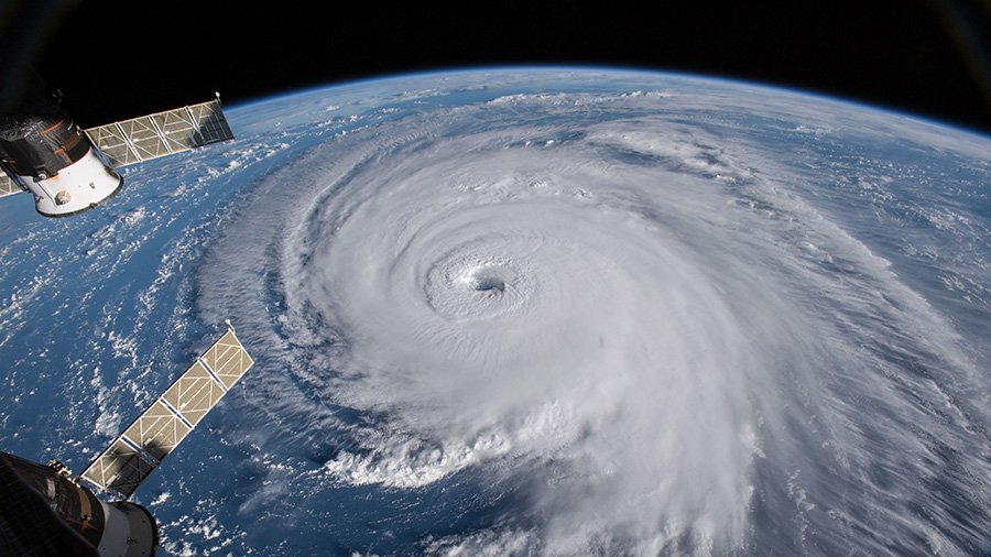 Así se ve el huracán Florence desde el espacio (Estación Espacial Internacional / NASA)