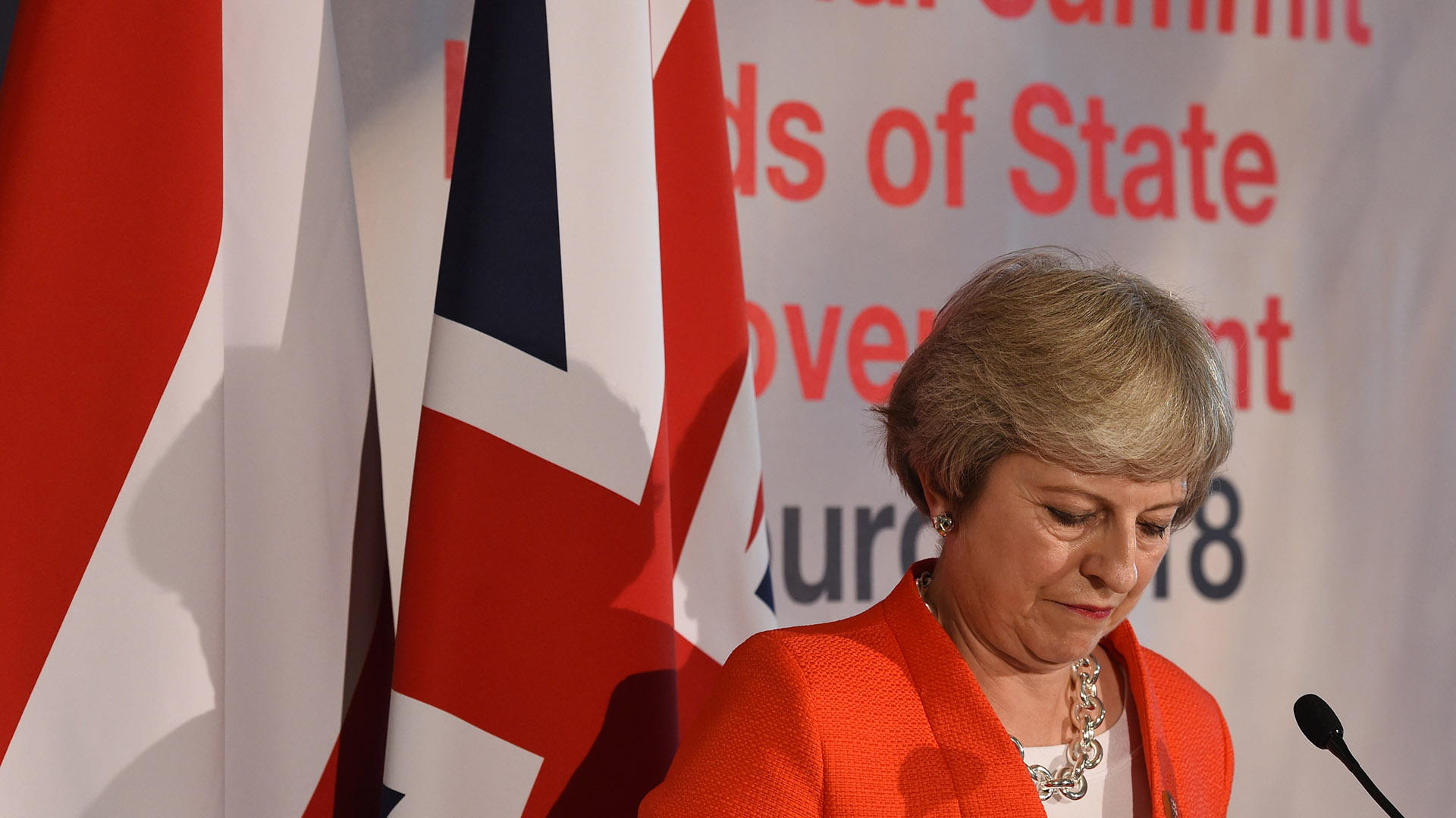 La primera ministra Theresa May (AFP)