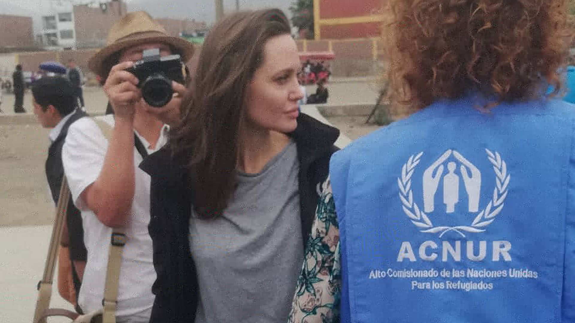 Angelina Jolie llegó este domingo a Lima (@rosmery_steph)