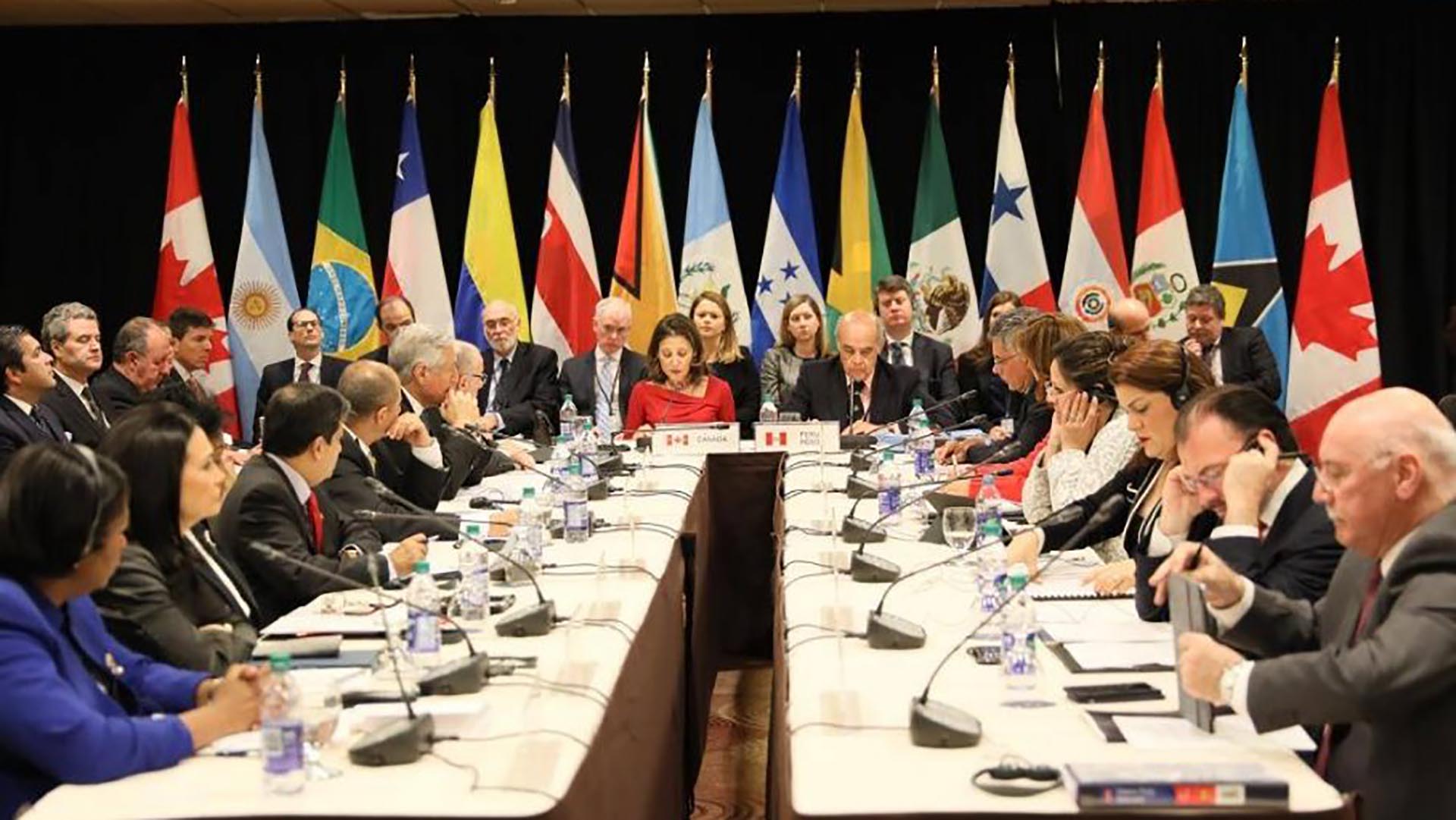 Cumbre del Grupo de Lima (@enpaiszeta / Archivo)