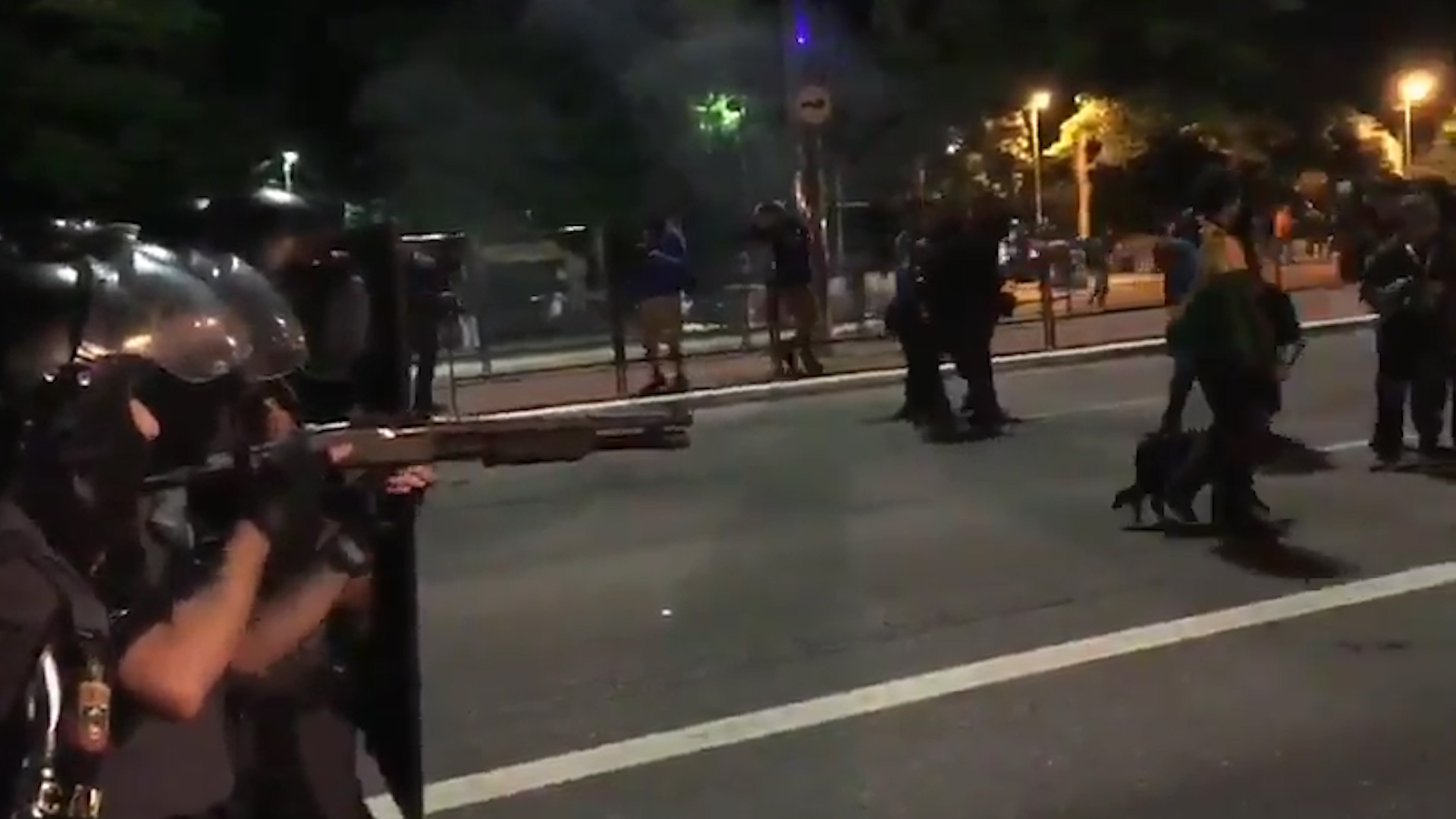 La policía brasileña avanza sobre los manifestantes en San Pablo