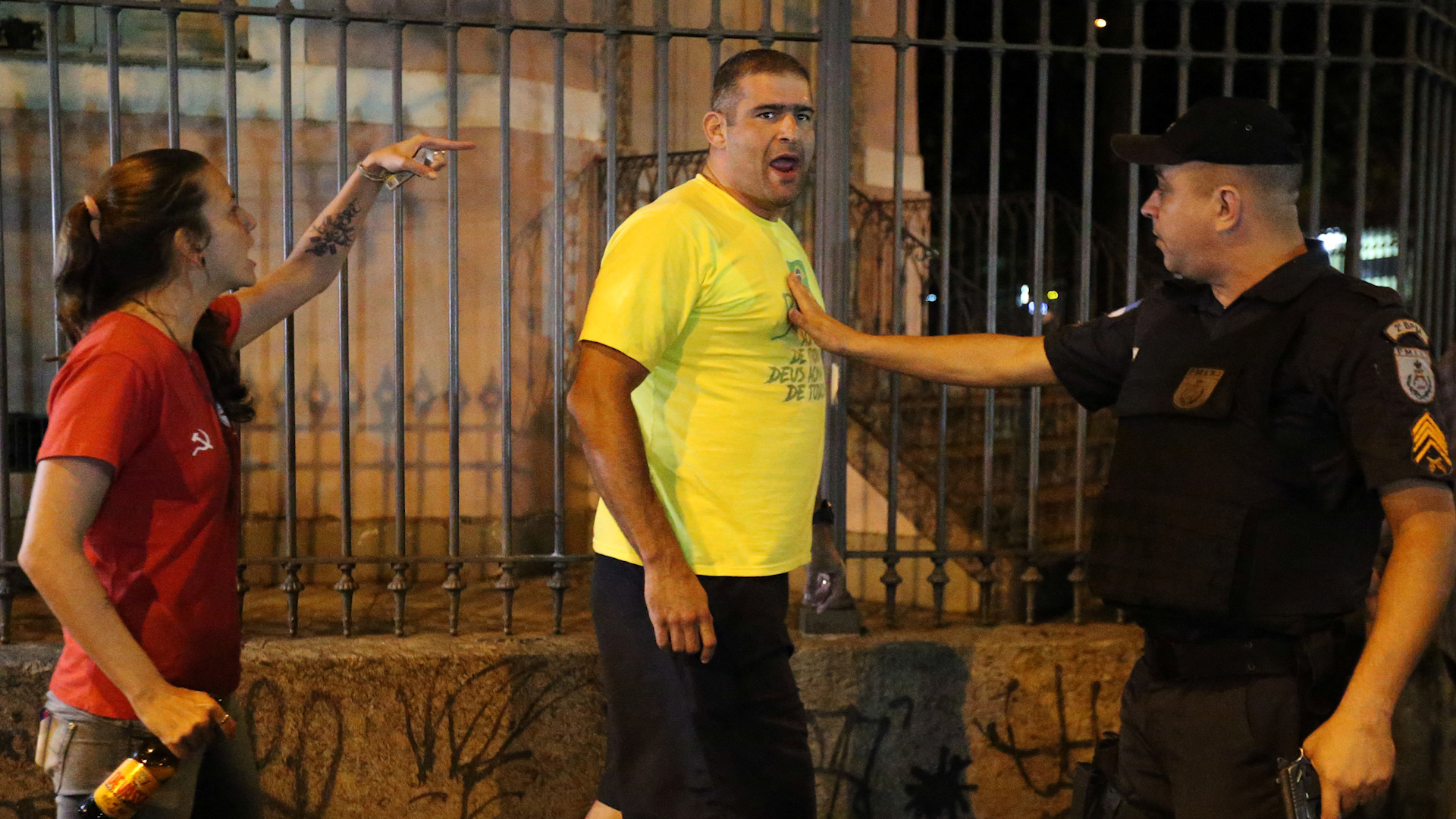 También hubo choques en Río de Janeiro (Reuters)