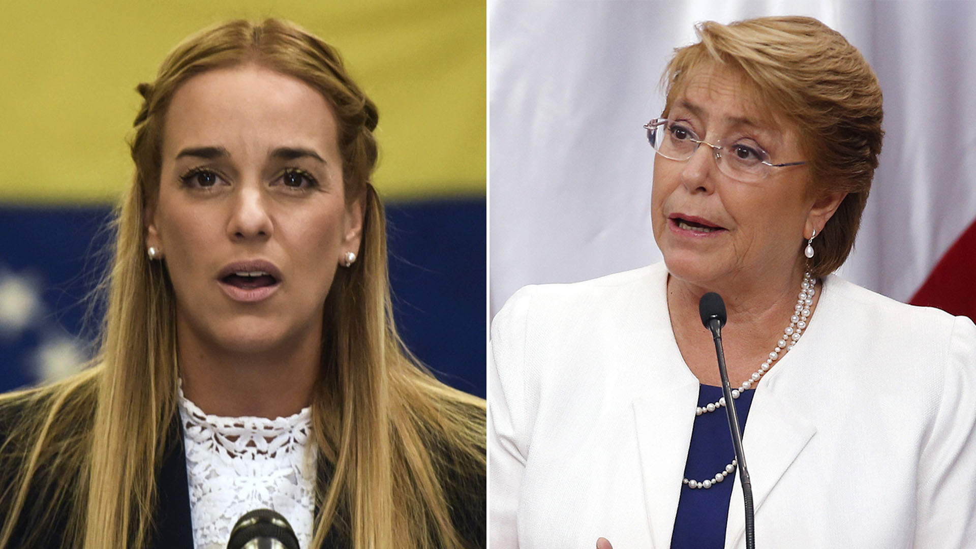 Lilian Tintori y Michelle Bachelet