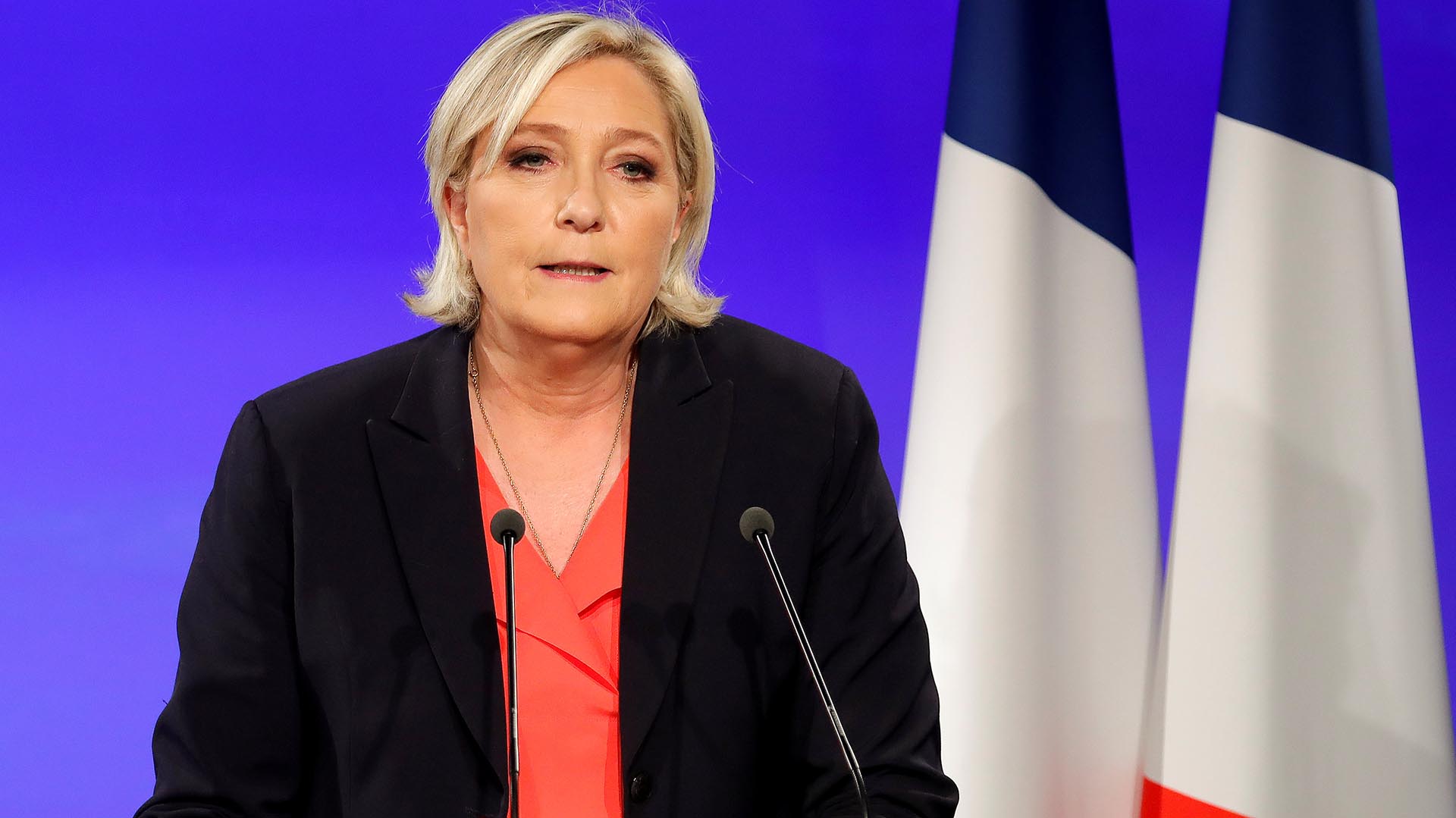 Marine Le Pen, del Frente Nacional francés (REUTERS/Charles Platiau)