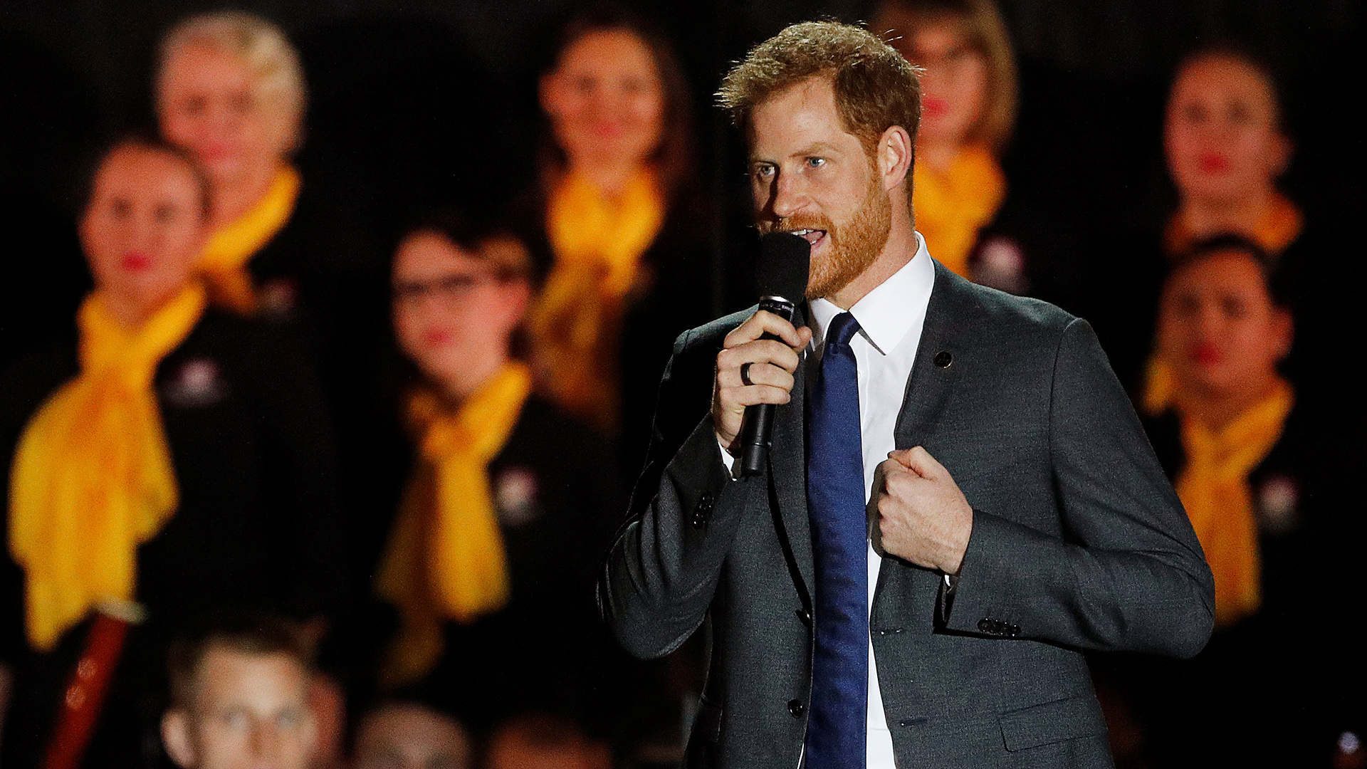 El príncipe Harry dio un emotivo discurso en la ceremonia de apertura de los Juegos Invictus (REUTERS/Phil Noble)
