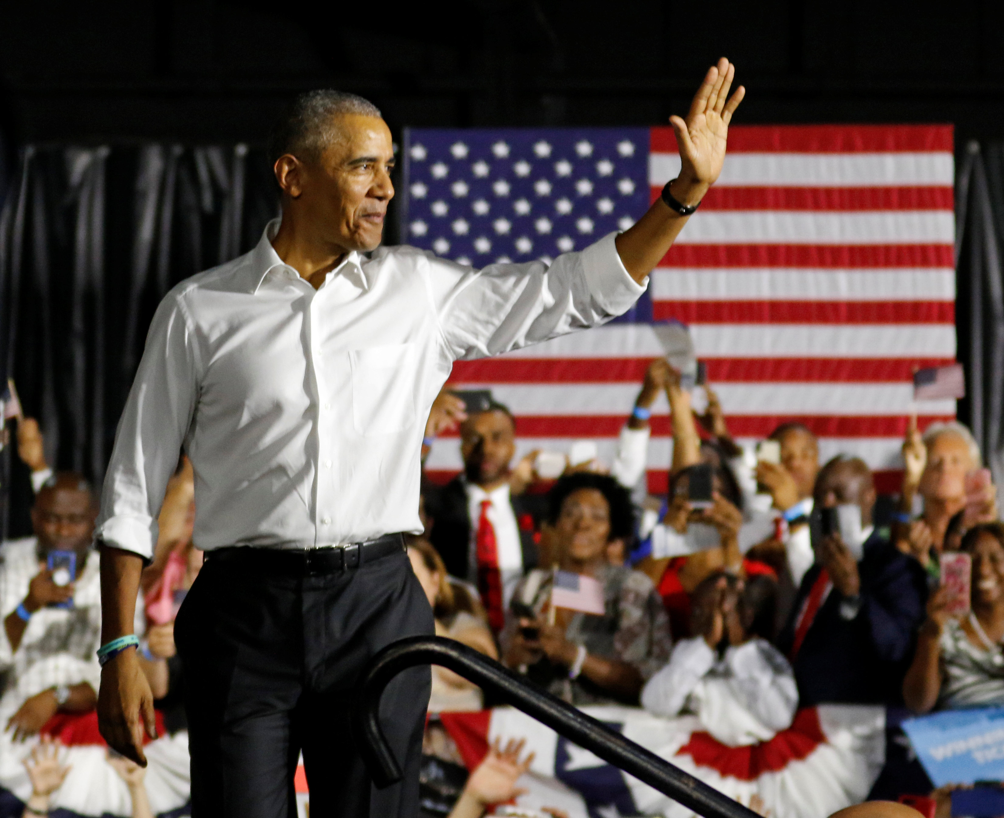 Barack Obama durante un acto en Miami. (REUTERS/Joe Skipper)
