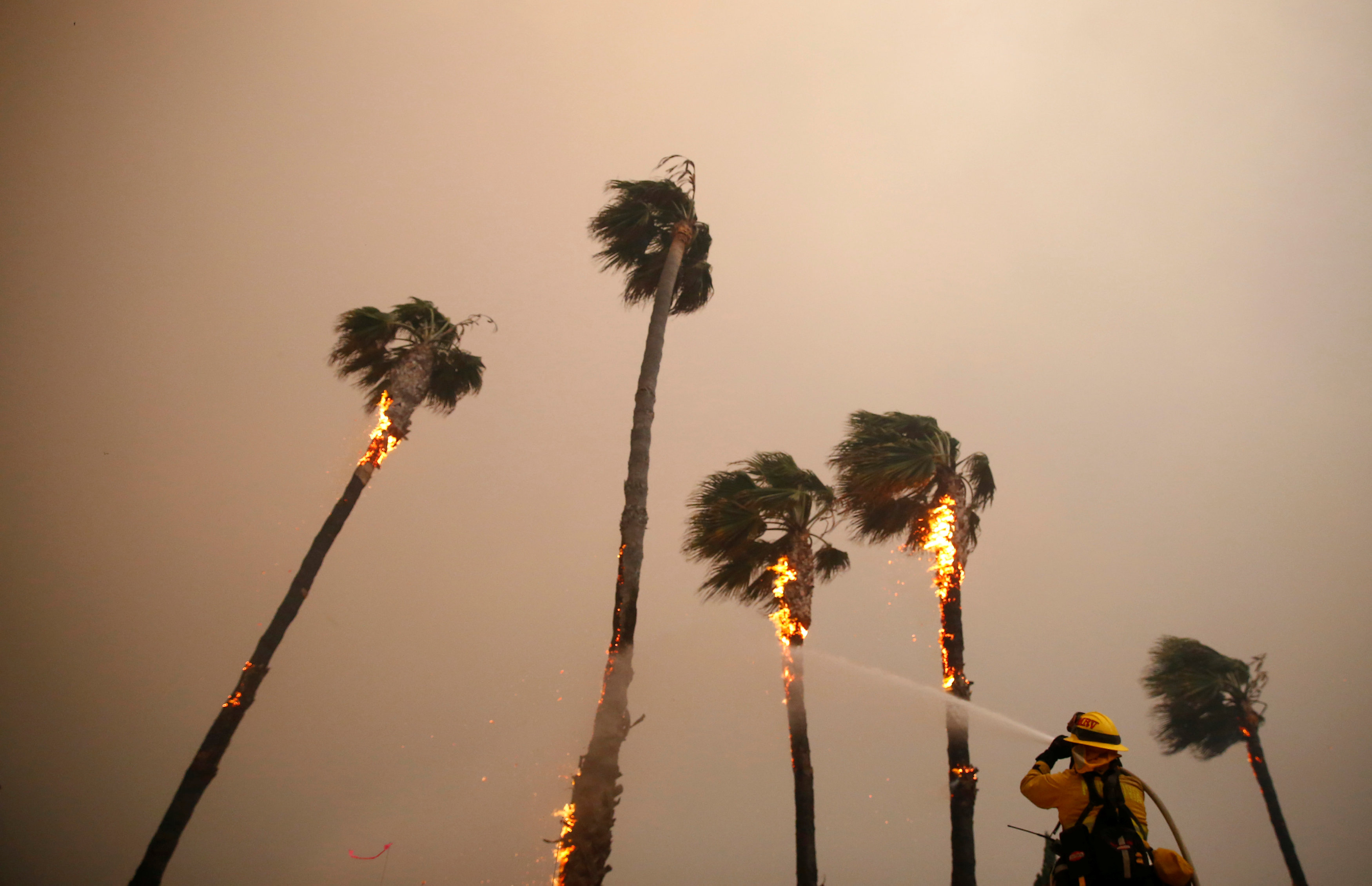 Incendios en Malibú. (REUTERS/Eric Thayer)
