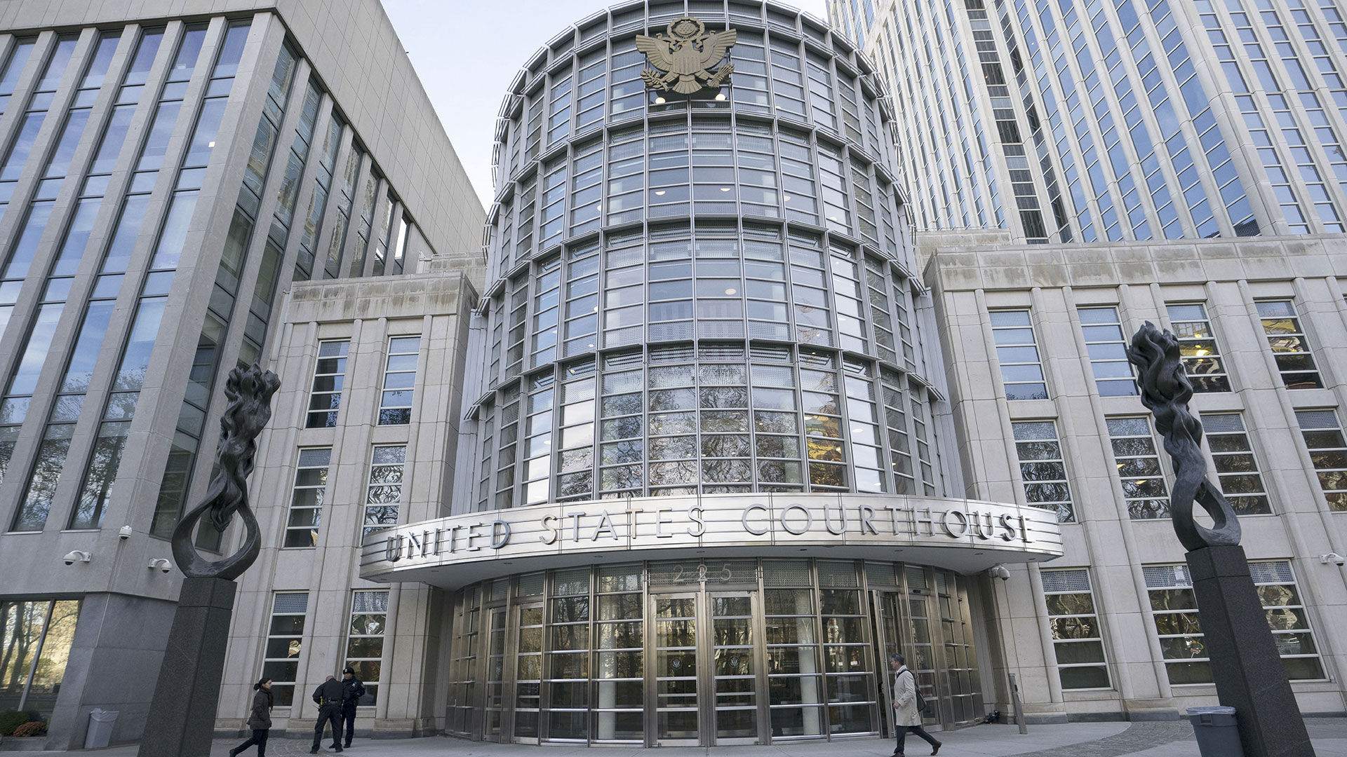 La Corte en Brooklyn donde se desarrolla el juicio contra Guzmán Loera (AFP)