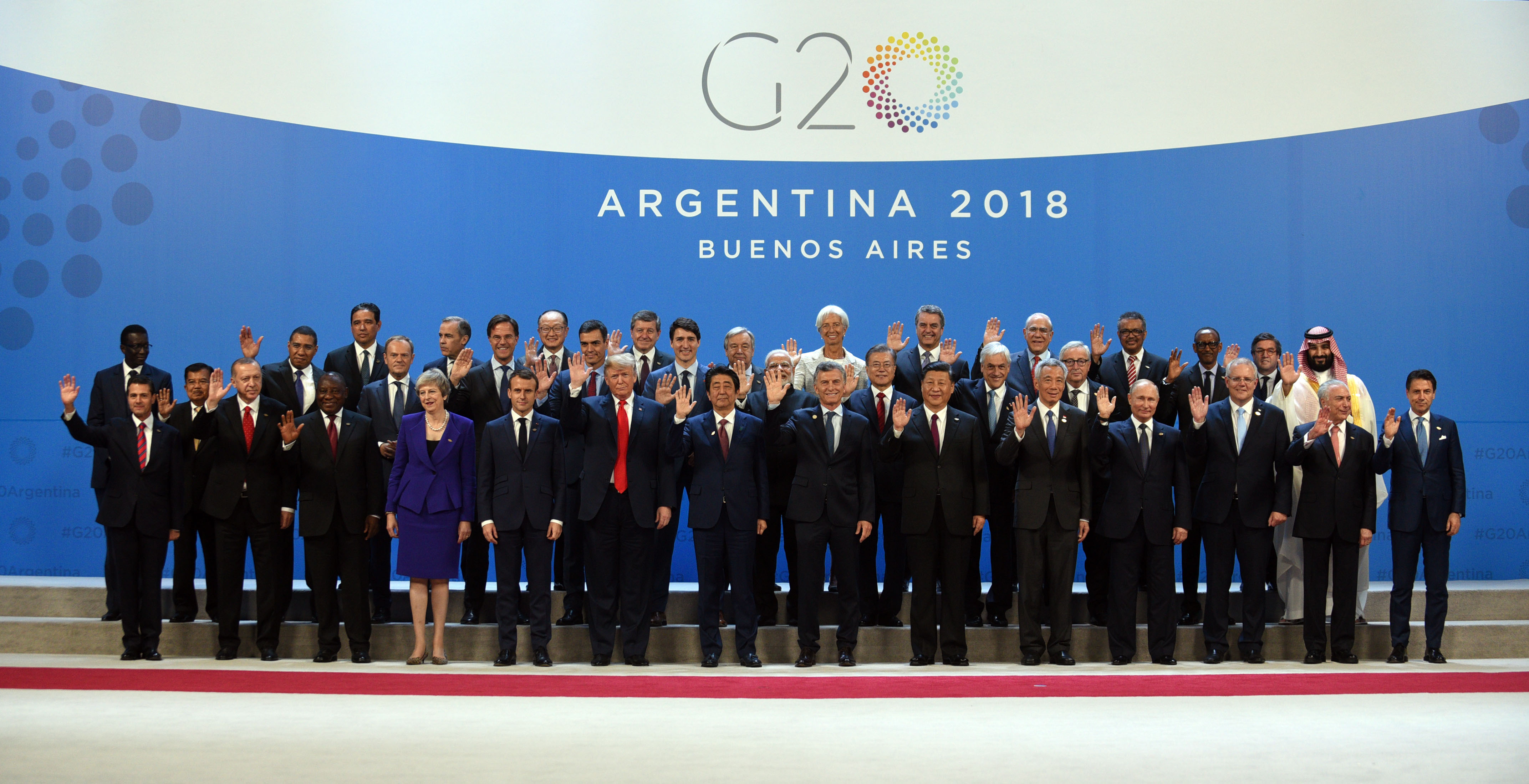 La foto de familia del G20