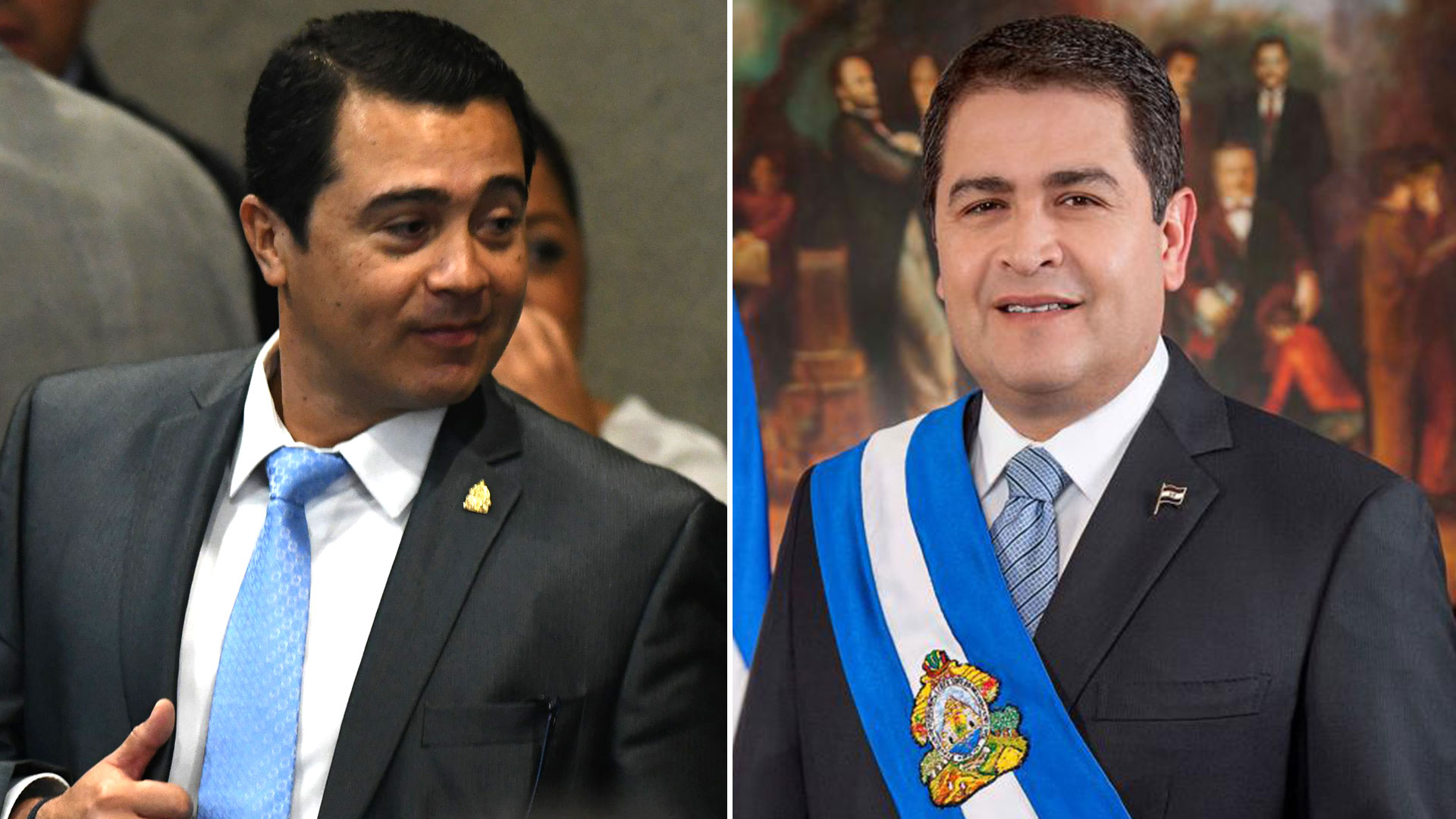 El ex diputado Juan Antonio Hernández y el mandatario hondureño Juan Orlando Hernández