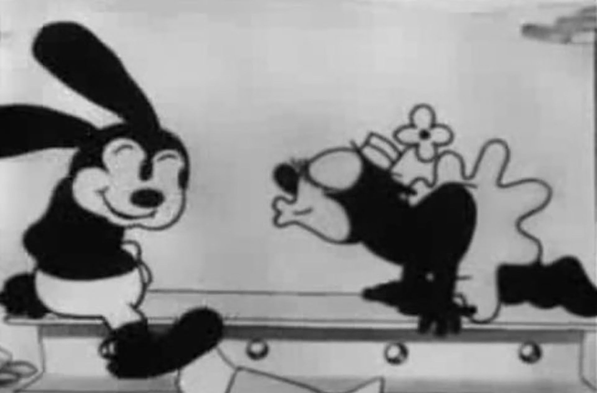 Boceto usado para Oswald The Lucky Rabbit, el primer personaje de Disney en tener su propio programa (Disney)