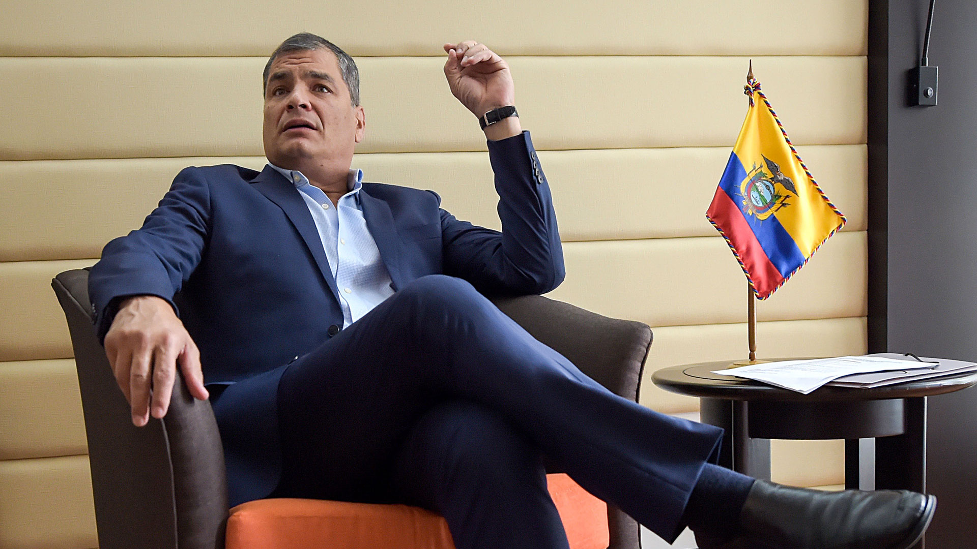 Rafael Correa, ex presidente de Ecuador (AFP)