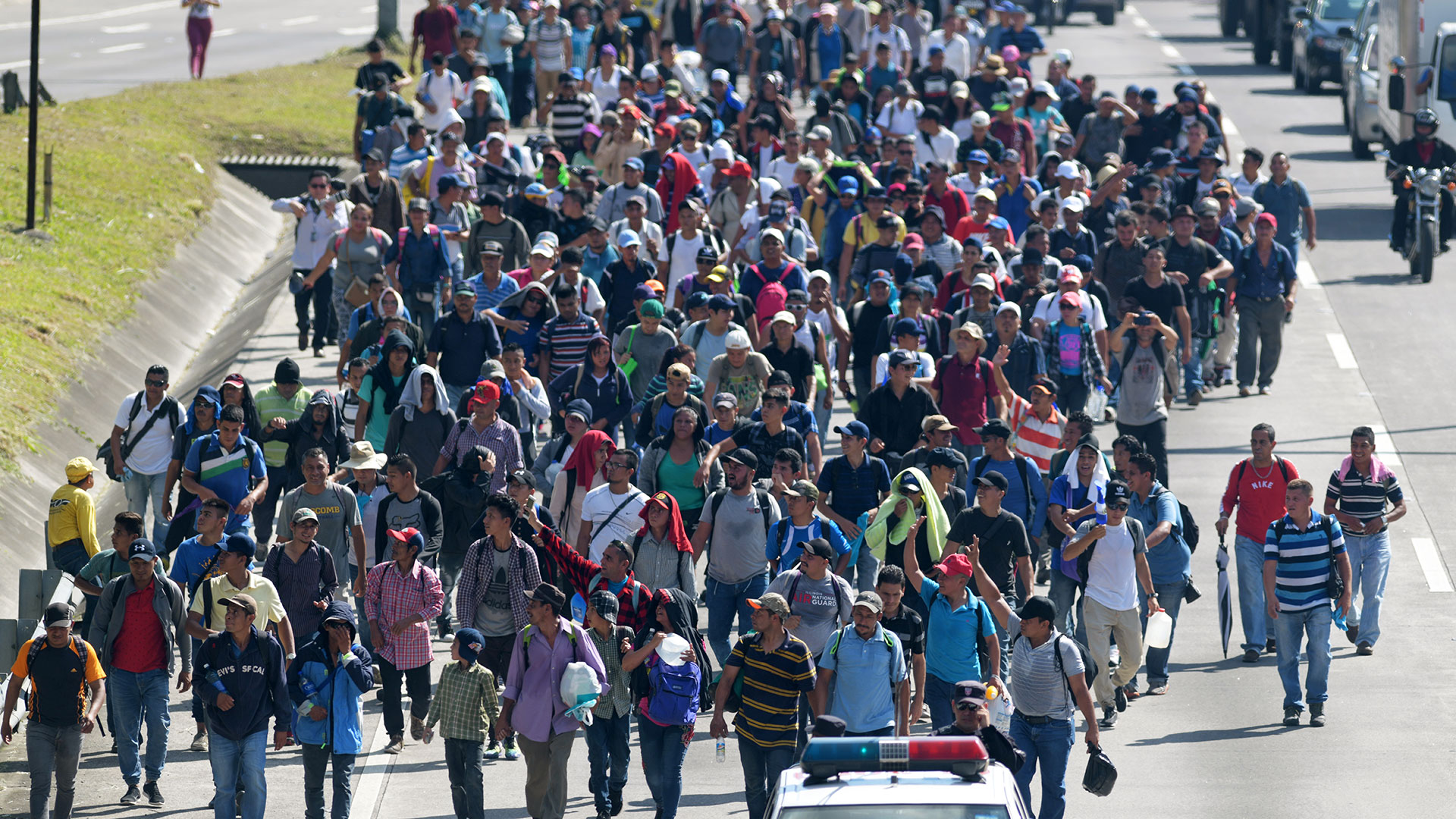Los miles de centroamericanos huyen de la violencia y la falta de empleo en sus países (Foto: AFP)