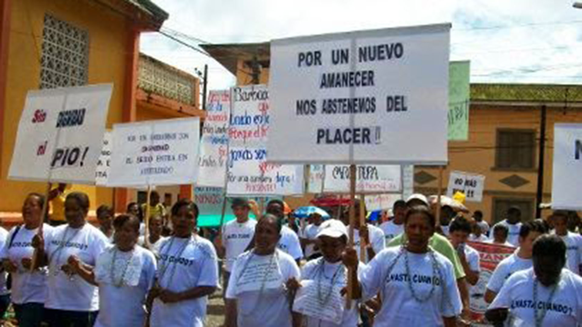 Desde el 2011 nació el movimiento ‘Piernas cruzadas’, que desde entonces realiza protestas para luchas por las necesidades de la población.