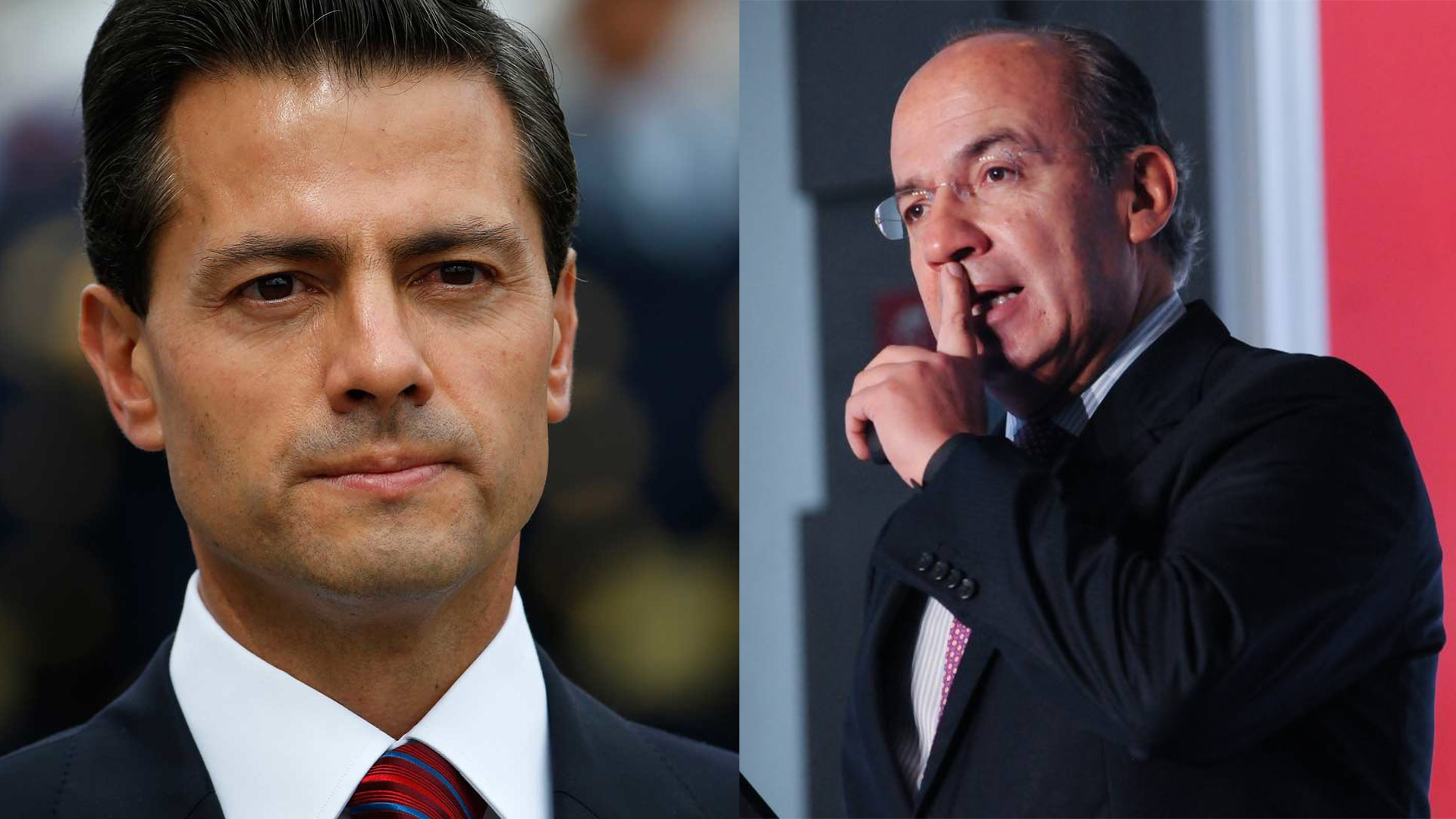El presidente de México, Enrique Peña Nieto y su antecesor, Felipe Calderón Hinojosa (Foto: Especial)