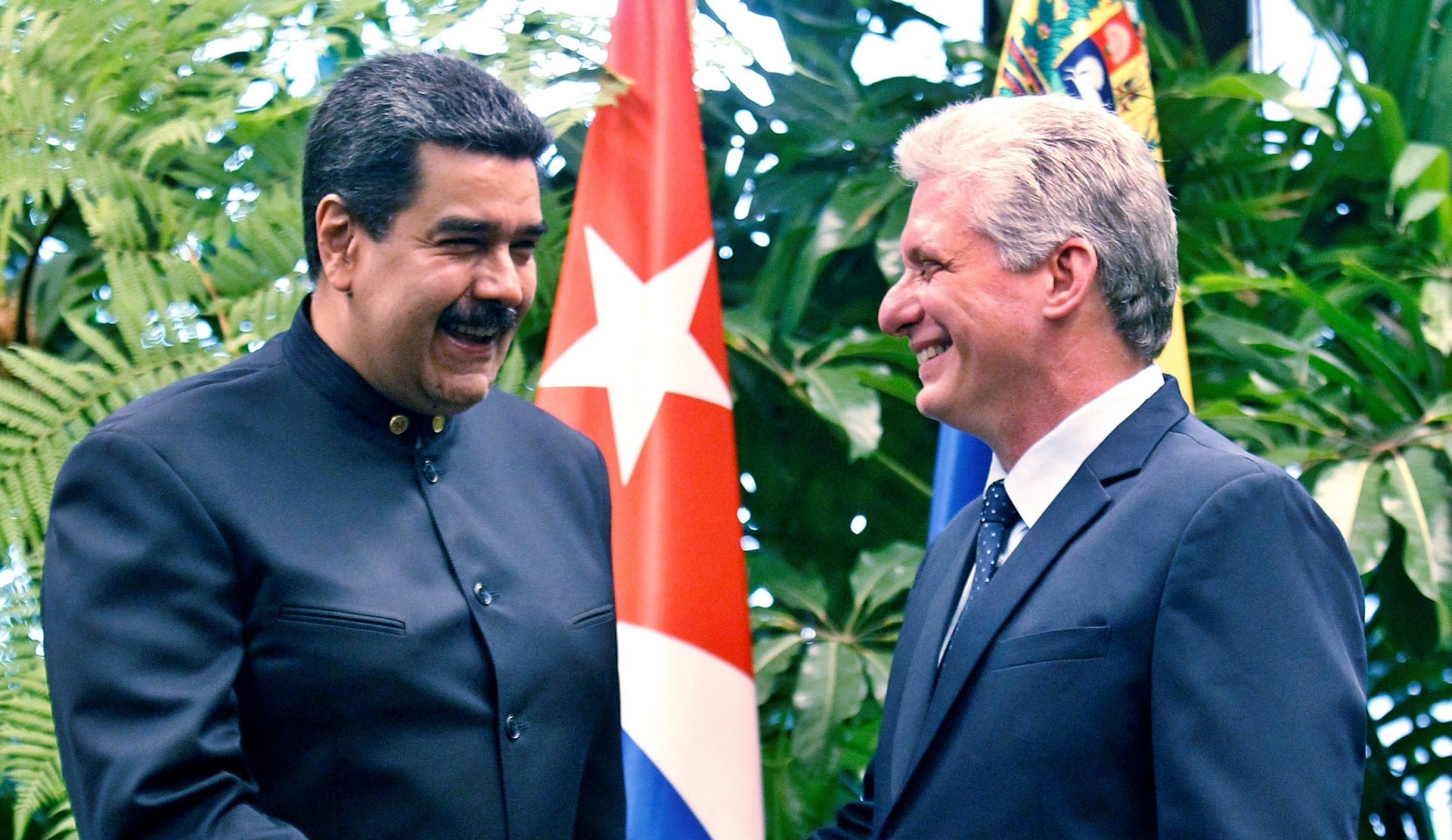 Nicolás Maduro y Miguel Díaz Canel, presidentes de Venezuela y Cuba (Reuters)