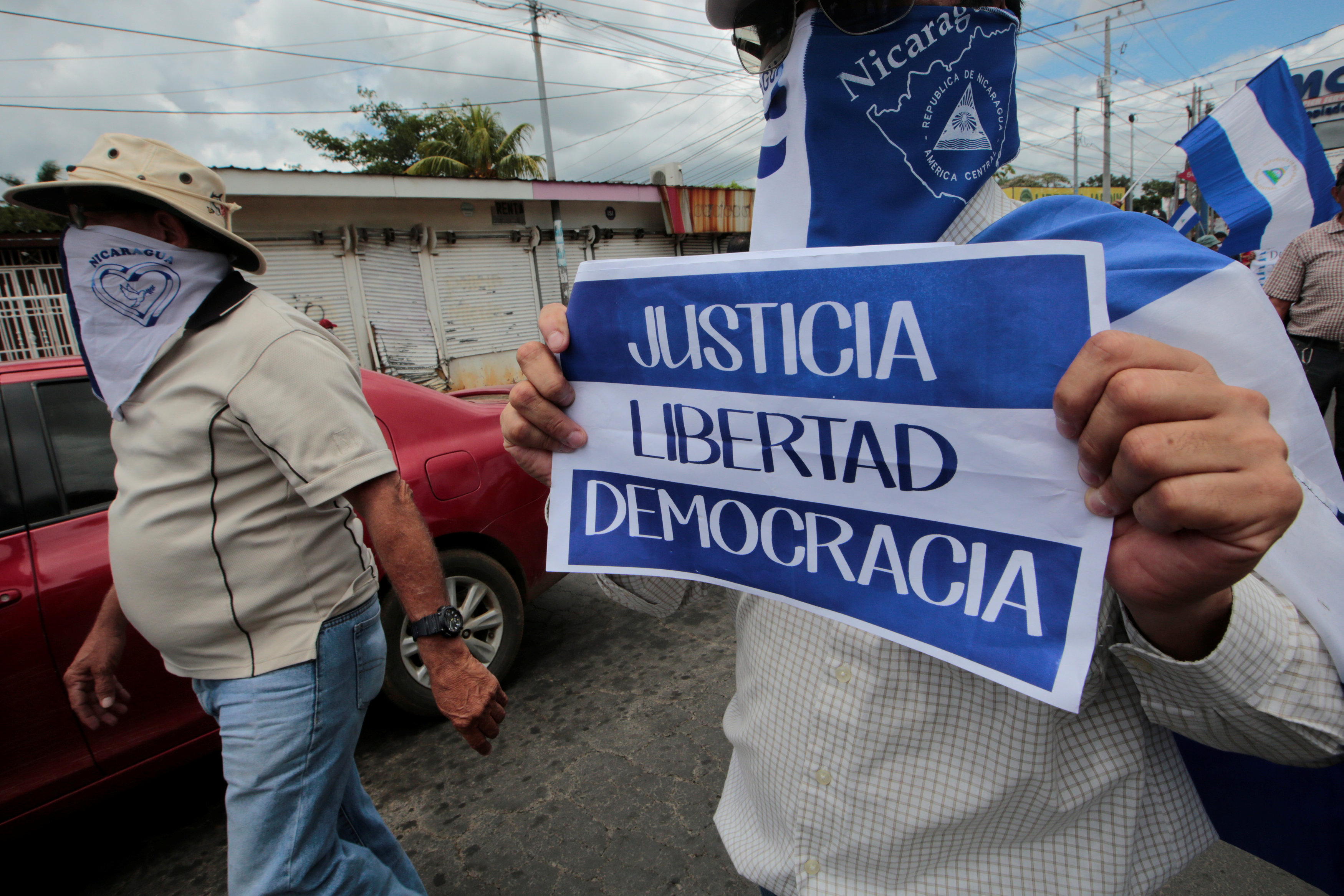 Una de las protestas contra Ortega en Nicaragua (REUTERS/Oswaldo Rivas)