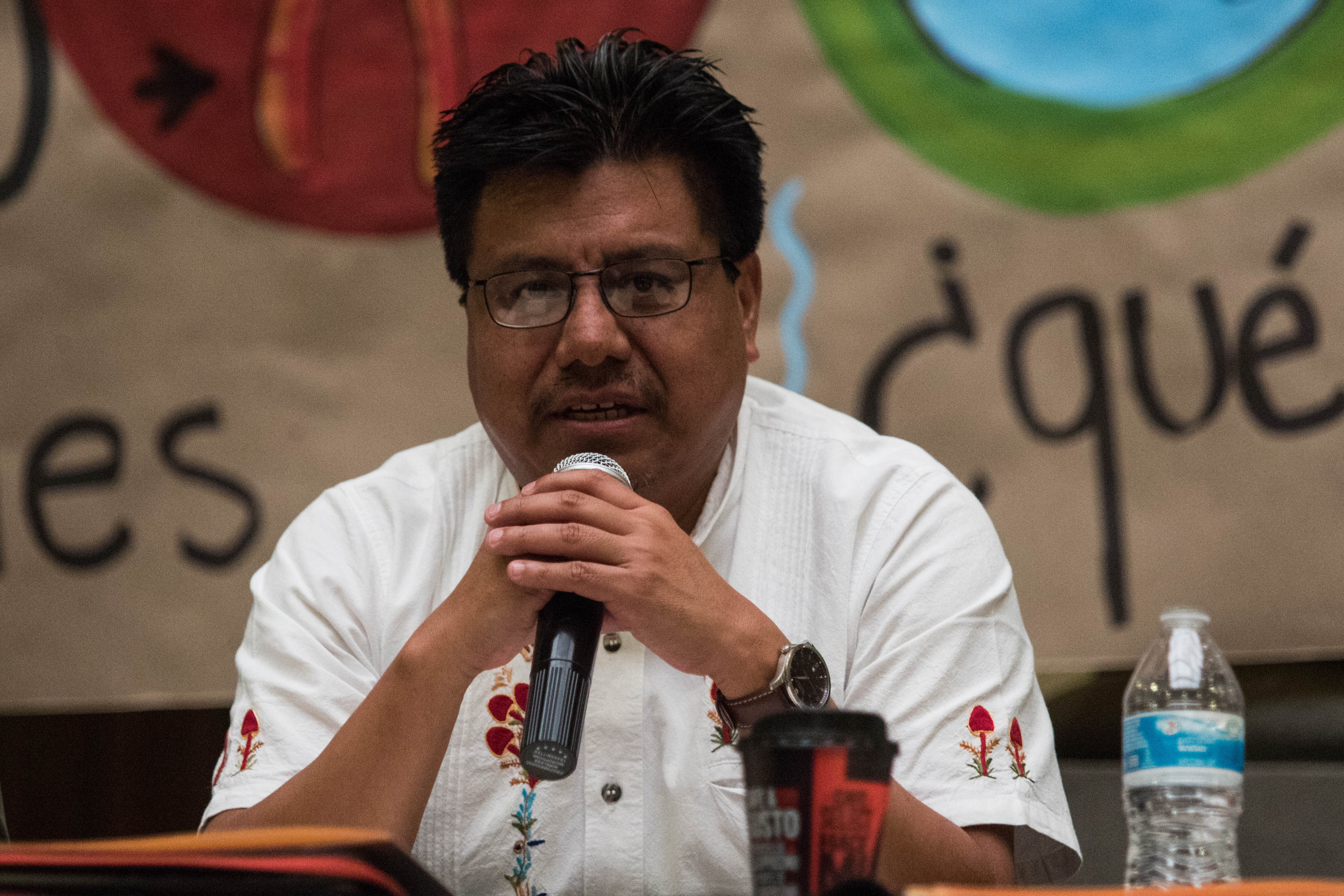 CIUDAD DE MÉXICO, 03OCTUBRE2018.- Adelfo Regino, titular del Instituto Nacional de Pueblos Indígenas (Foto: Misael Valtierra/CUARTOSCURO.COM)
