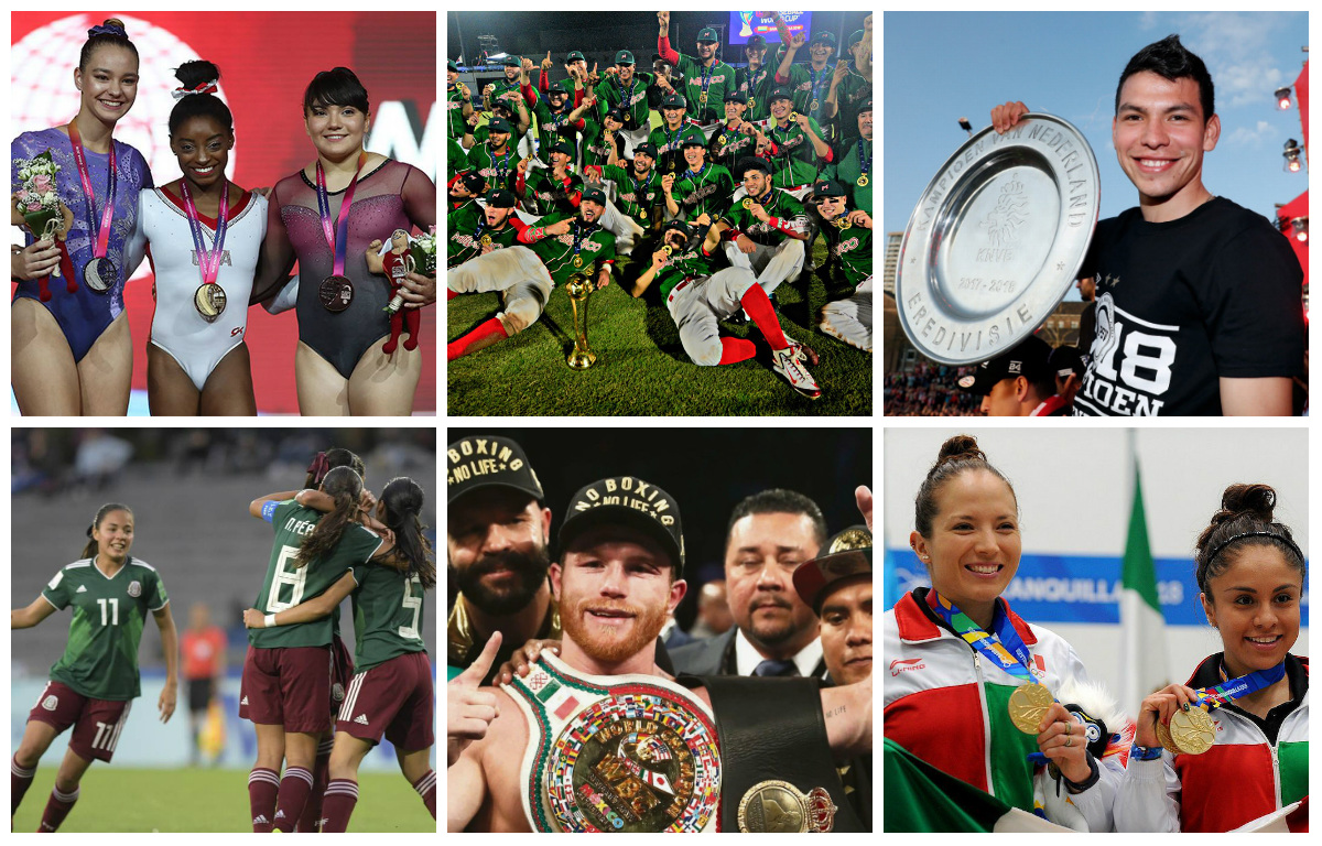 Los atletas mexicanos que más destacaron en 2018 (Foto: Archivo)