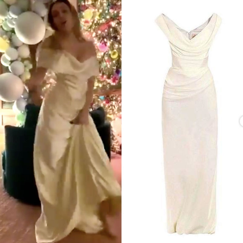 El vestido de novia costó USD 8.600 (Foto: Twitter mileycyrus, instagram styleofcyrus)