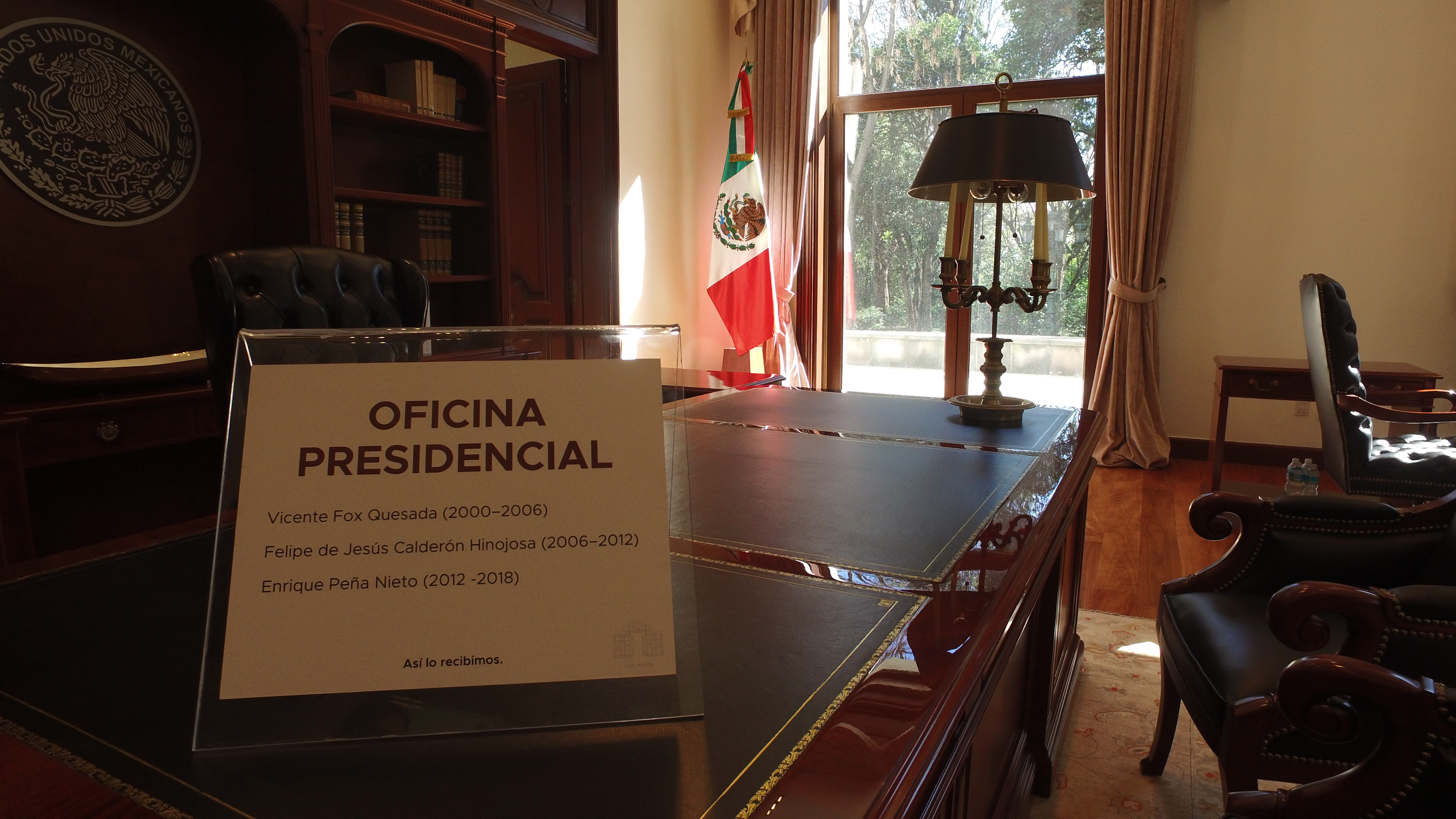 La oficina donde despachaba Enrique Peña Nieto Foto: Juan Vicente Manrique