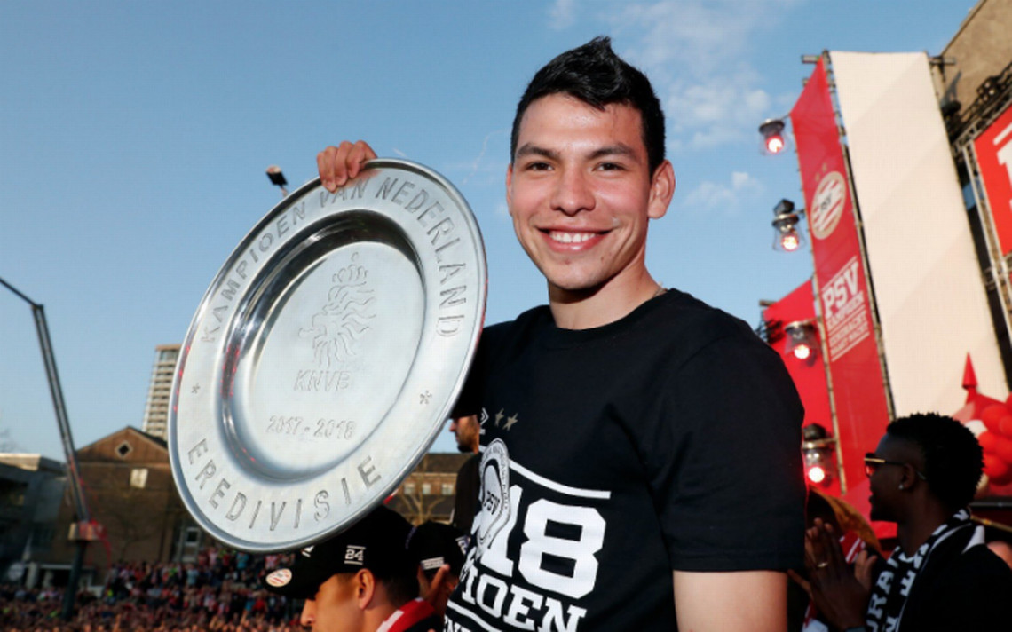 Hirving Lozano fue campeón de Holanda la temporada pasada (Foto: PSV)