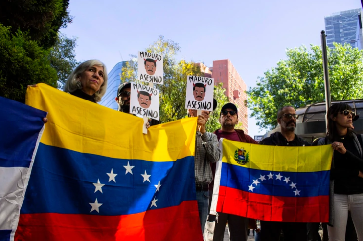 Los venezolanos tardaron en llegar, pero cuando lo hicieron marcaron presencia (Foto: Gibrán Casas)