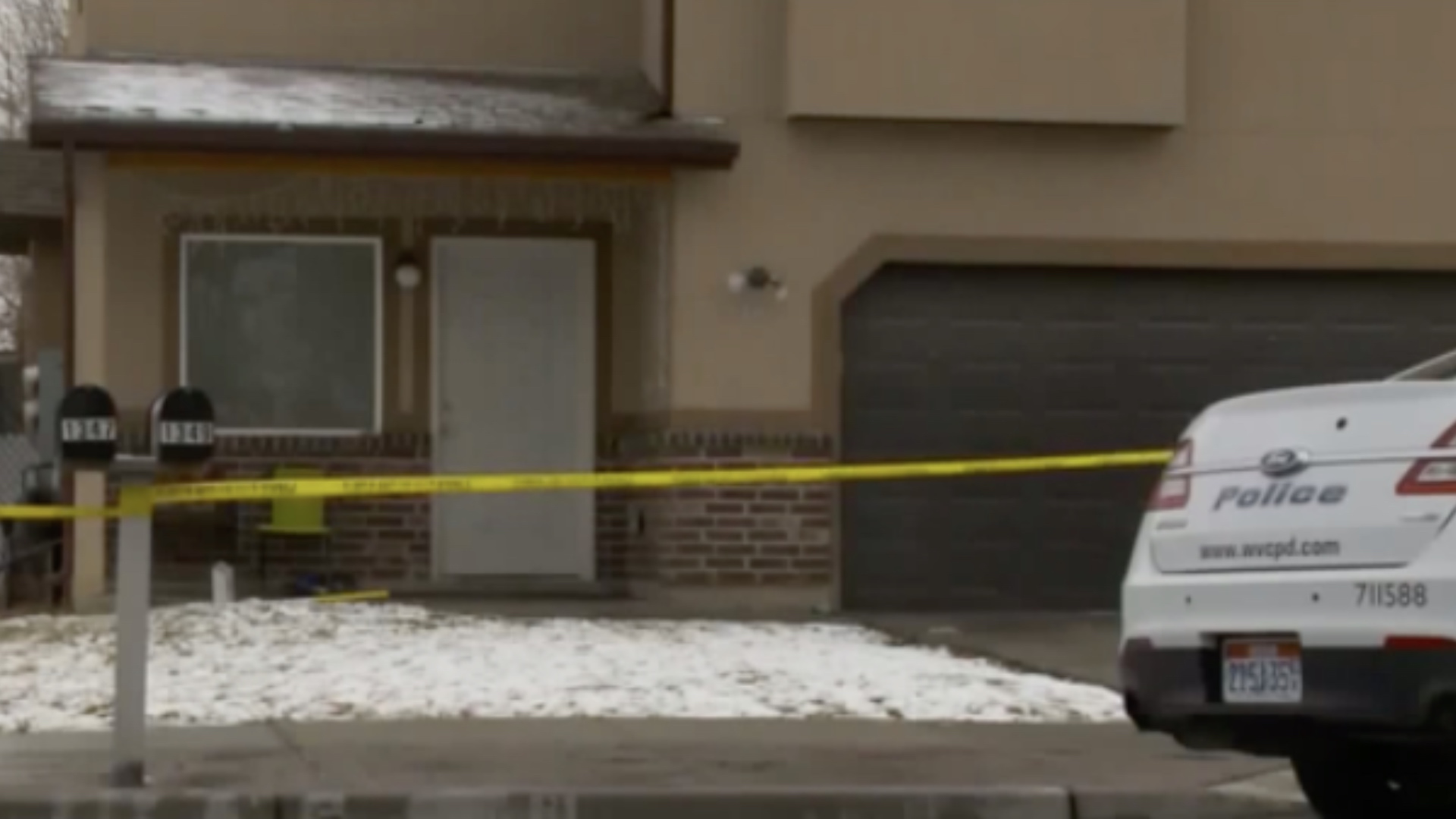 La casa donde se cometió el asesinato (Foto: Captura de pantalla/FOX13)