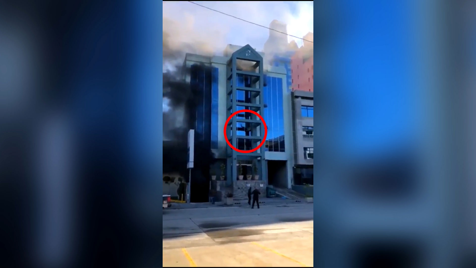 En incendio se registró en el Hospital Médica Norte de Tijuana (Captura de pantalla)