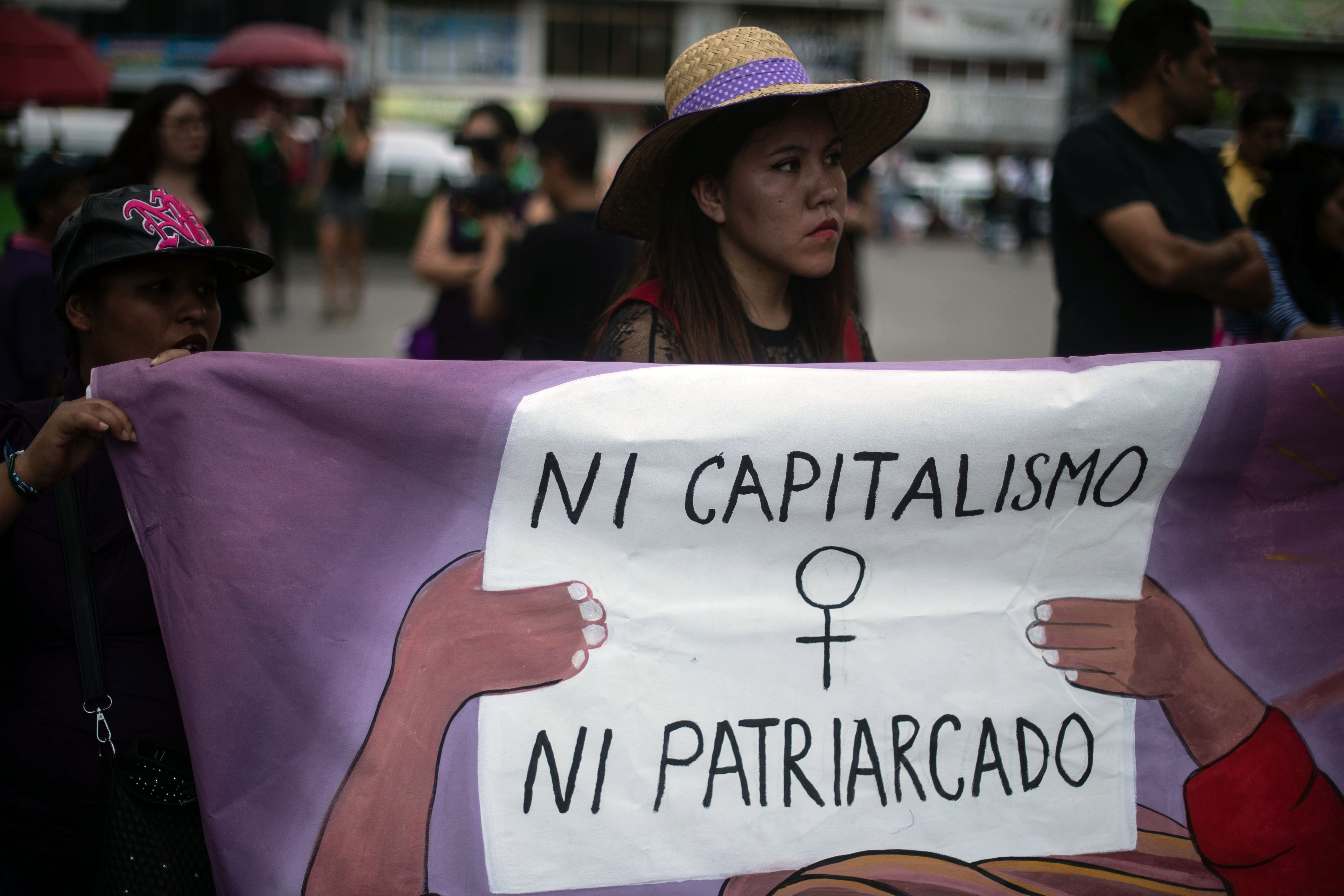 En Sinaloa, o Michoacán también se realizaron actos conmemorativos y movilizaciones por el Día Internacional de la Mujer (Foto: AFP/Pedro Pardo)
