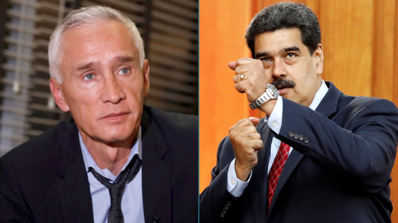 Jorge Ramos y Nicolás Maduro